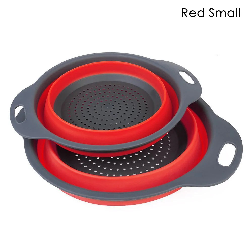 Foldable Silicone Vegetable Strainer