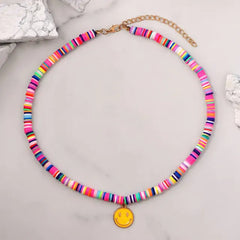 Multilayer Pearl Rainbow Beaded Necklace