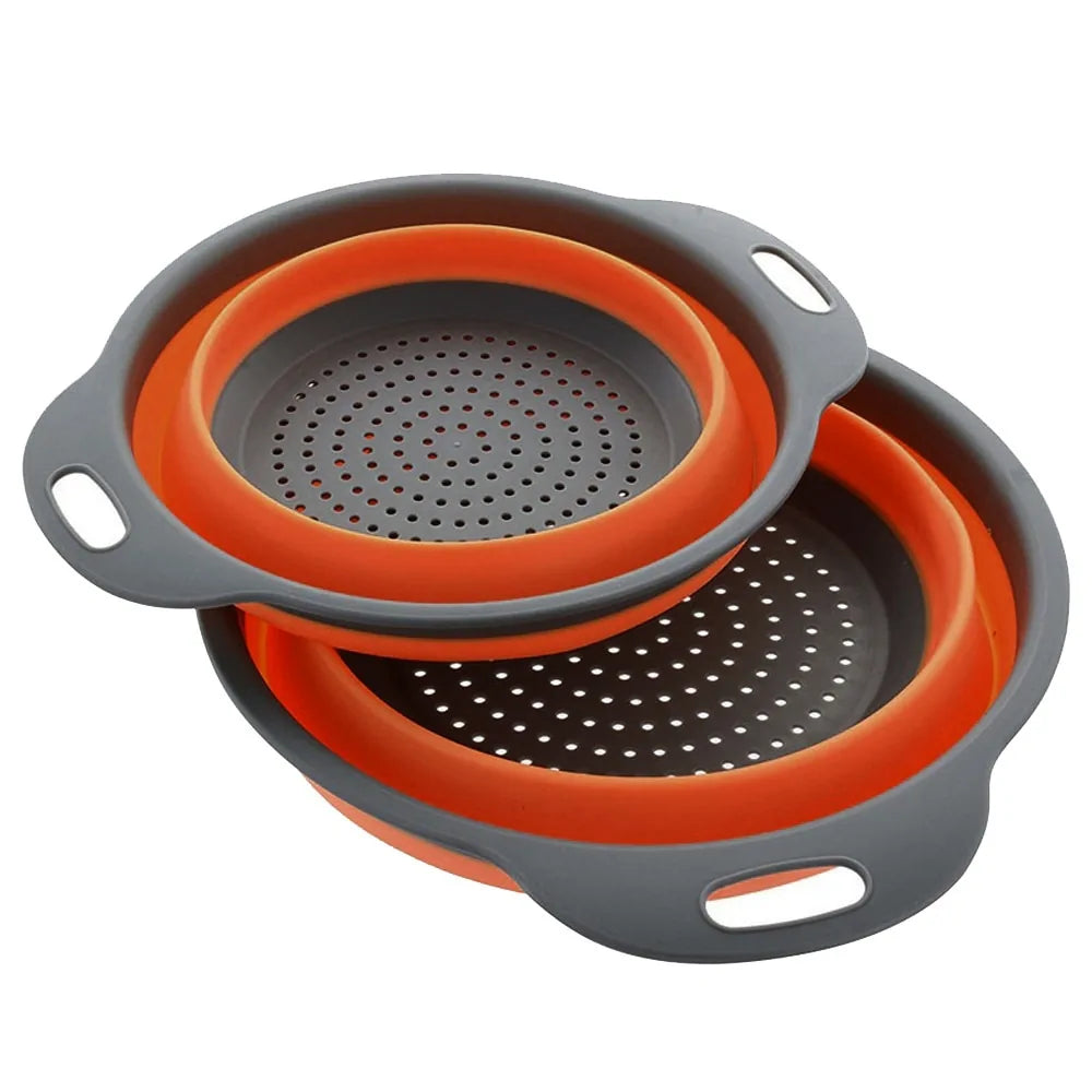 Foldable Silicone Vegetable Strainer