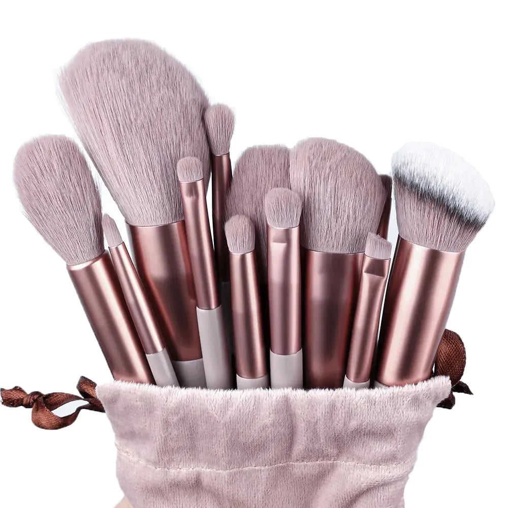 Soft Makeup Brushes Set