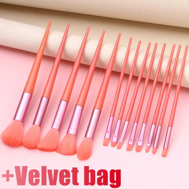 Soft Makeup Brushes Set