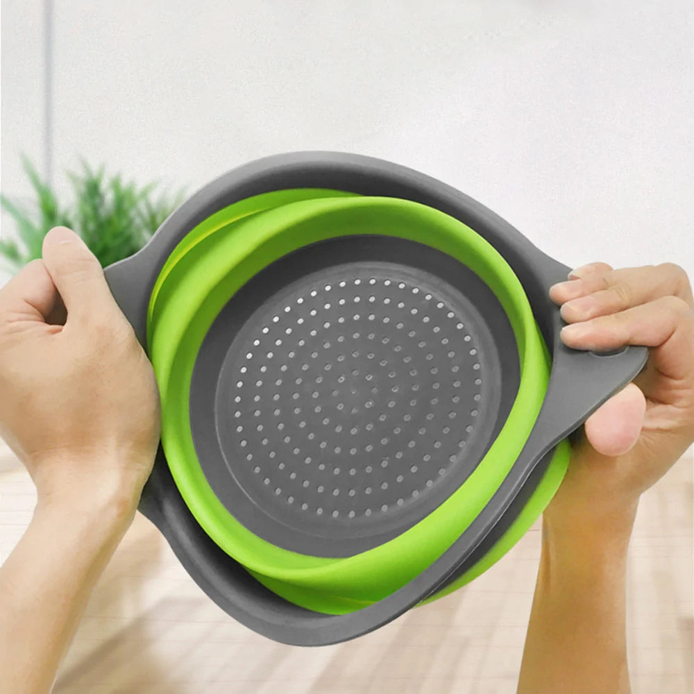 Foldable Silicone Vegetable Strainer