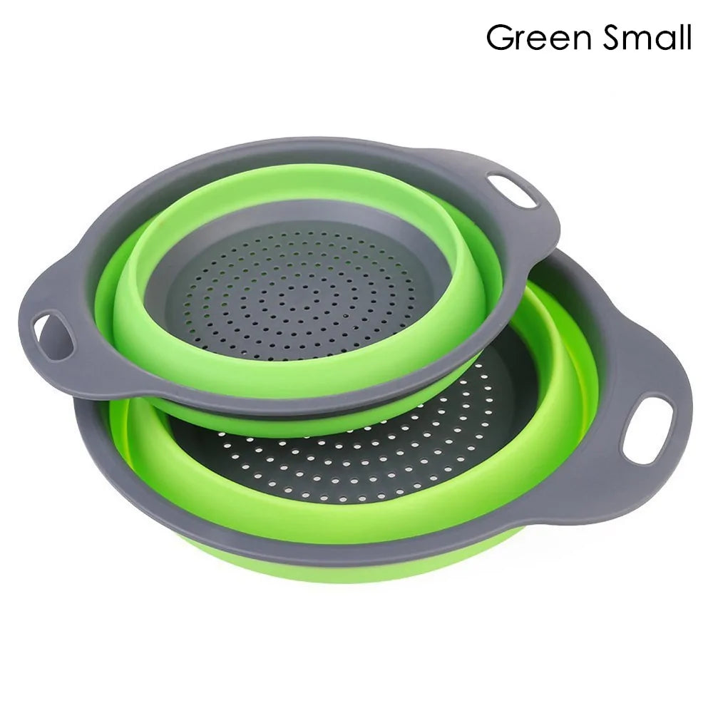 Foldable Silicone Vegetable Strainer