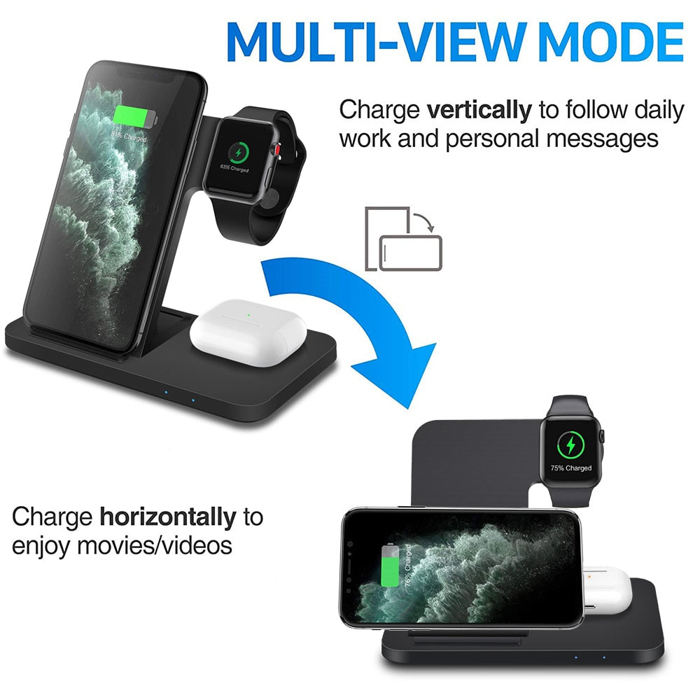 3in1 Wireless Charger Dock